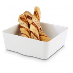 Bol patrat UNIVERSAL melamina, alb, 24x24 cm, cap. 3,5 l