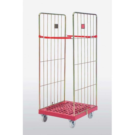 Carucior pliabil platforma plastic pentru transport, depozitare marfa, 500 kg, 71.5x81.5x182.5 cm Carucior pliabil platforma plastic pentru transport, depozitare marfa, 500 kg, 71.5x81.5x182.5 cm