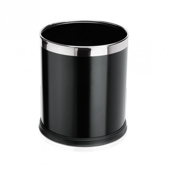 Cos gunoi, otel, negru, birou 22x25.5 cm Cos gunoi, otel, negru, birou 22x25.5 cm
