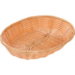 Coș pâine, oval, din polipropilenă, 23x17x5 cm 
