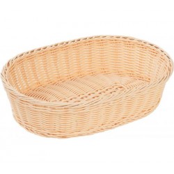 Coș pâine, oval, din polipropilenă, 38x27x9 cm