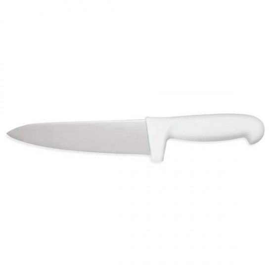 Cuțit bucătarie, inox, lamă 25 cm, mâner alb Cuțit bucătarie, inox, lamă 25 cm, mâner alb