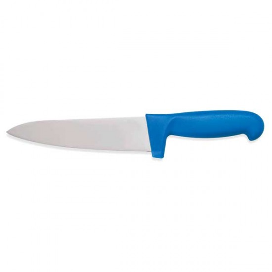 Cuțit bucătarie, inox, lamă 25 cm, mâner albastru Cuțit bucătarie, inox, lamă 25 cm, mâner albastru