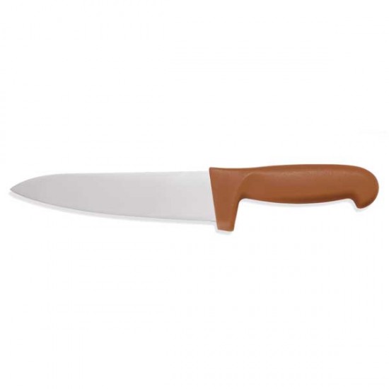 Cuțit bucătarie, maner maro, lamă 18 cm Cuțit bucătarie, maner maro, lamă 18 cm