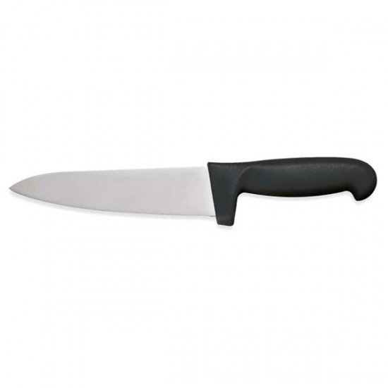 Cuțit bucătarie, maner negru, lamă 18 cm Cuțit bucătarie, maner negru, lamă 18 cm