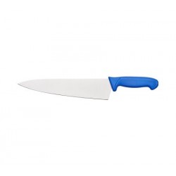 Cuțit bucătar, inox, lama 26 cm, mâner albastru