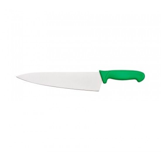 Cuțit bucătar, inox, lama 26 cm, mâner verde Cuțit bucătar, inox, lama 26 cm, mâner verde