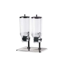 Dispenser cereale dublu inox 7.5 litri