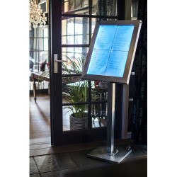 Display meniuri restaurant, 4xA4 iluminat cu LED-uri colorate si telecomanda