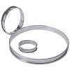 Formă, Inel tartă inox, margine ranforsată, 8xH2 cm