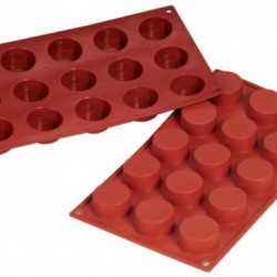 Forma silicon cilindrica 6.9 x 3.5 cm