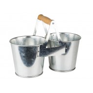 Galetusa dubla, cu maner, 24,5x12xH10 cm, 330 ml