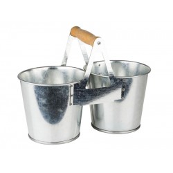Galetusa dubla, cu maner, 24,5x12xH10 cm, 330 ml