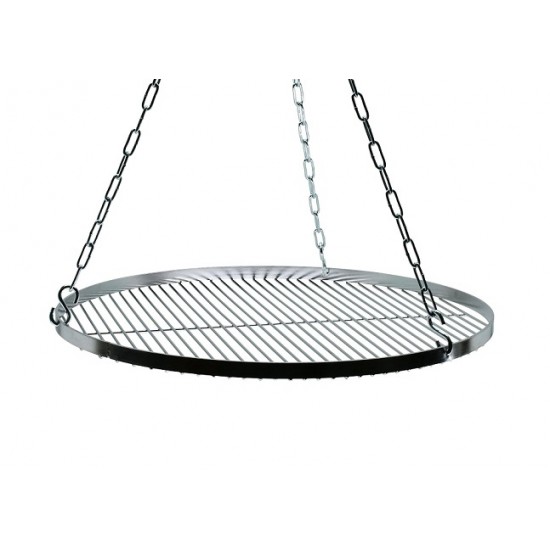 Gratar inox pentru trepied, gradina, lemne/carbuni, 70 cm Gratar inox pentru trepied, gradina, lemne/carbuni, 70 cm
