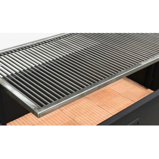Grilaj/Gratar inox de gradina, carbuni/lemne, 50x70x1.5 cm Rama inox: 15x15 Bare inox: 6 mm Grilaj/Gratar inox de gradina, carbuni/lemne, 50x70x1.5 cm