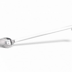 Lingură inox servire, perforată, 37 cm
