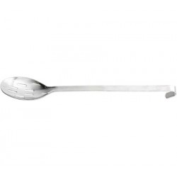 Lingură inox servire, perforată, 40 cm