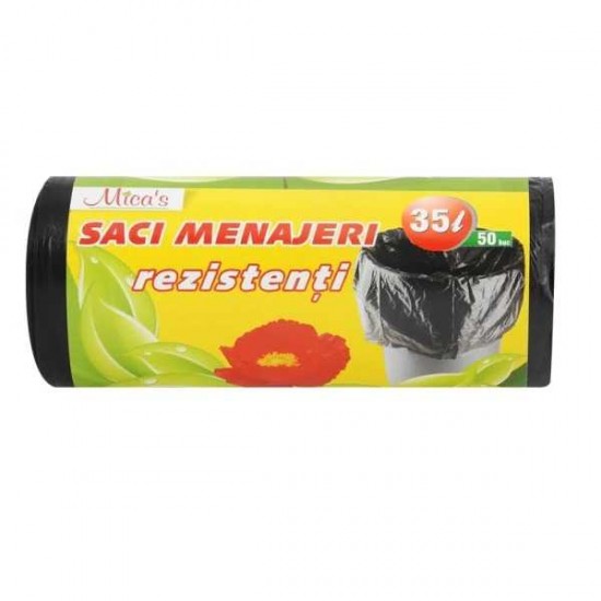 Micas saci menajeri 35litri 50buc Micas saci menajeri 35litri 50buc
