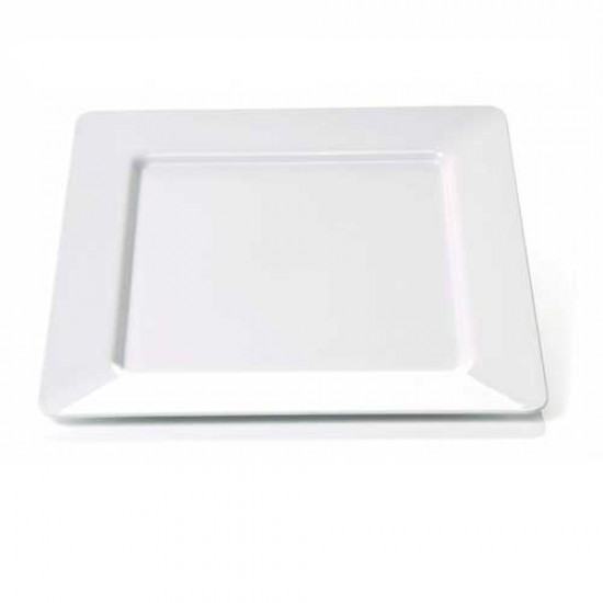 Platou melamina patrat 28x28 cm alb Platou melamina patrat 28x28 cm alb
