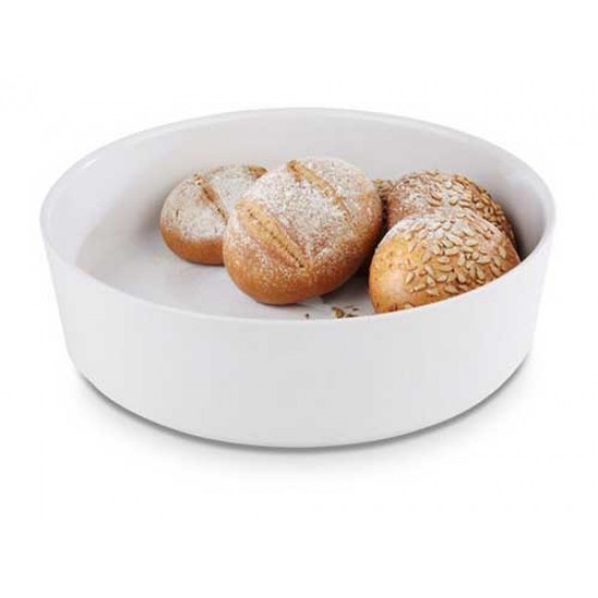 Bol rotund UNIVERSAL, melamină, alb, diam 32.5xH9 cm, 4 litri Bol rotund UNIVERSAL, melamină, alb, diam 32.5xH9 cm, 4 litri
