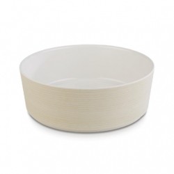 Bol rotund melamina UNIVERSAL, artar, crem, 24x9 cm, 2.7 l
