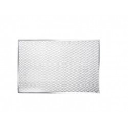 Pizza screen, aluminium, rectangular, 53x35 cm