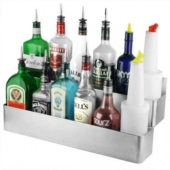 Speed Rack / Rails / Sertar sticle bauturi bar, inox, dublu, 122 x 21 x 25 cm Speed Rack / Rails / Sertar sticle bauturi bar, inox, dublu, 122 x 21 x 25 cm