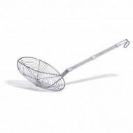 Spumieră inox, fire circulare, păianjen, 18x52.5 cm