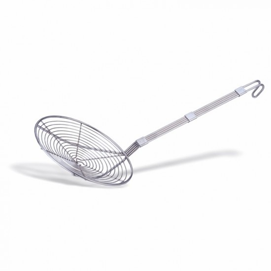 Spumieră inox, fire circulare, păianjen, 22x67 cm Spumieră inox, fire circulare, păianjen, 22x67 cm