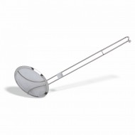 Spumieră inox, cu plasă, 10x40 cm