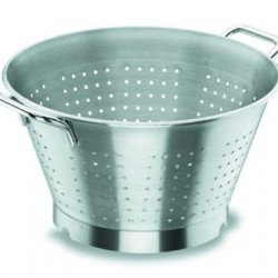 Strecurătoare conică, inox satinat, două mânere, 45xH29 cm 