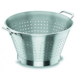 Strecurătoare conică, inox satinat, două mânere, 45xH29 cm 