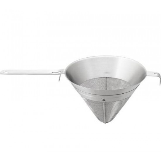 Strecurătoare inox, conică, cu sită deasă, 24x18 cm Strecurătoare inox, conică, cu sită deasă, 24x18 cm