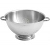 Strecurătoare inox, perforată, cu mânere laterale, 36xH22 cm