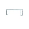 Suprastructură masă inox AISI 304 cu o poliță 1100x300xH350 mm