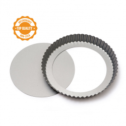 Tava de copt tarte, placinte, rotunda, 30 x H 3,5 cm