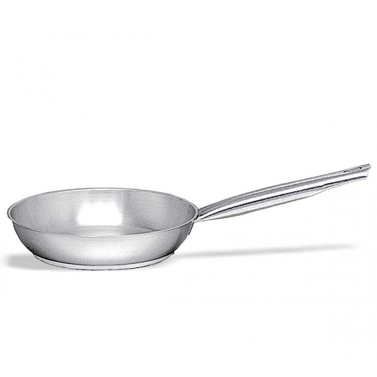 Tigaie inox, profesională, antiderentă, 20xH3.8 cm Tigaie inox, profesională, antiderentă, 20xH3.8 cm