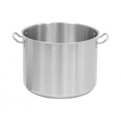 Semioală, cratiță inox înaltă, fară capac, 22.4 litri